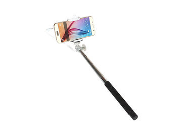 Vara de Monopod Selfie do bolso com cabo e espelho retrovisor, 360 grampo prendido Monopod