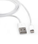 Iphone preto/branco 5 5s USB que carrega Pin do cabo 8, cabo de 1m USB