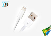 cabo redondo branco de USB do tubo do padrão 1m dos acessórios de Smartphone do iPhone 5