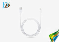 cabo redondo branco de USB do tubo do padrão 1m dos acessórios de Smartphone do iPhone 5