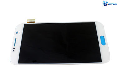 Digitador da tela de toque do Lcd do telefone móvel para o branco e o ouro da galáxia S6 G9200 de Samsung
