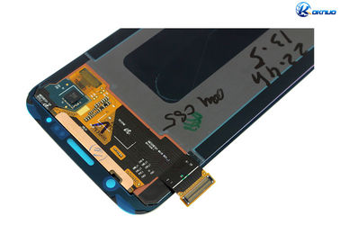 Digitador da tela de toque do Lcd do telefone móvel para o branco e o ouro da galáxia S6 G9200 de Samsung