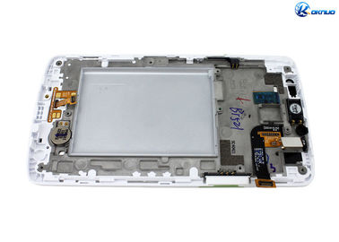 Branco painel de toque de vidro do digitador do telemóvel da substituição do painel LCD de TFT LG de 5 polegadas