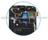 As peças de reparo do telemóvel para a galáxia de Samsung notam o painel LCD 2 N7100 com digitador 5,5 polegadas