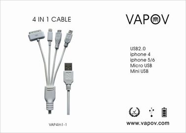 data Multifunction de USB do micro do iphone 6 do iphone 5 do iphone 4 e cabo de carregamento de USB para Apple &amp; o andróide