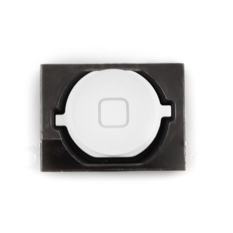 Chave home branca nova original do botão com borracha para o reparo de Apple Iphone 4s