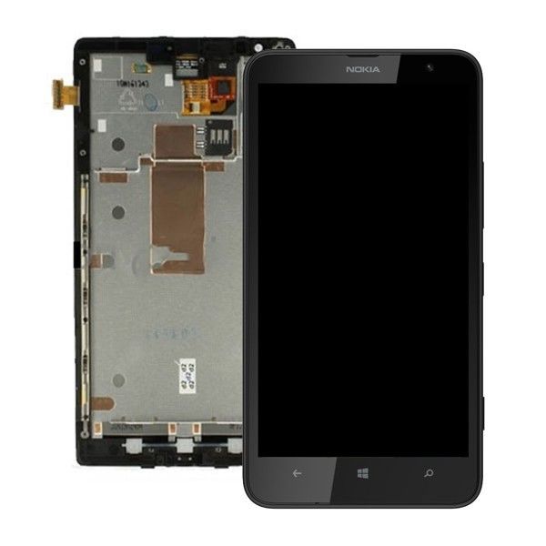 Cor preta painel LCD de Nokia de 6 polegadas para a substituição 1320 do conjunto de Nokia LCD