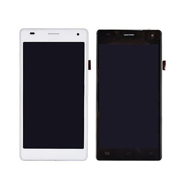 Substituição preto e branco do painel LCD do LG de 4,7 polegadas para o digitador da tela de toque do LG Optimus 4X P880 LCD